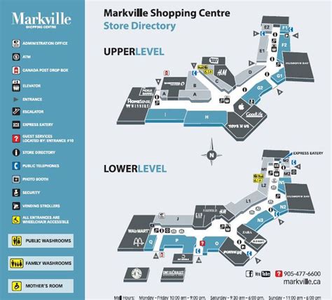 markville mall layout.